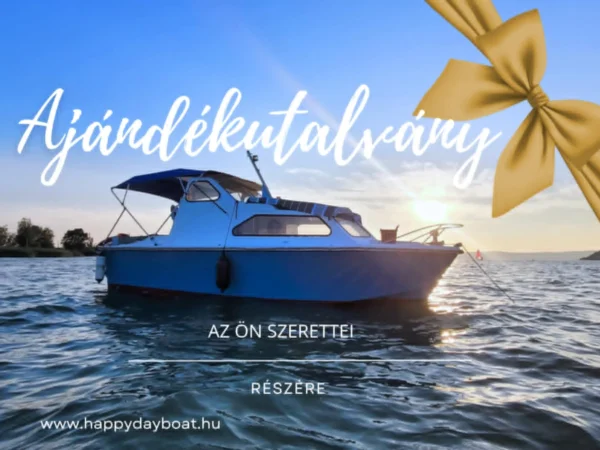 1 ÉS 2 ÓRÁS HAJÓS VOUCHER SZÜLŐKNEK, BARÁTOKNAK,PÁROKNAK
